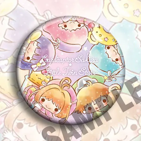 Волшебная карта девушка Сакура sanrio значок сотрудничества