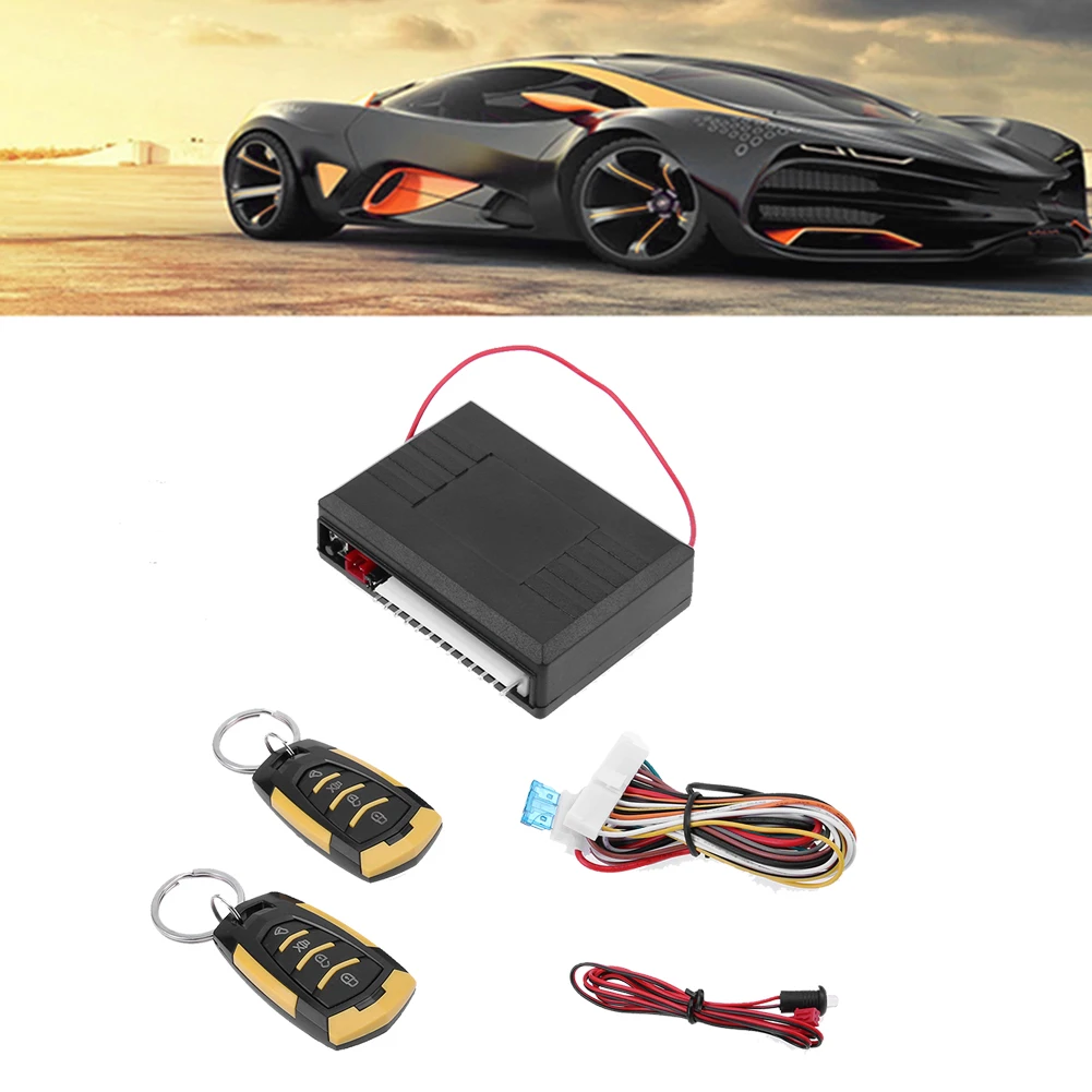 Goedkoop 12 V Car Auto Centrale Kit Deur Vergrendeling Voertuig Keyless Systeem voor Universele Auto Inbraakalarm Hoge Kwaliteit