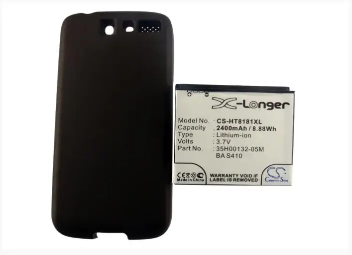 Аккумулятор Cameron Sino 2400 мАч для htc A8181 Bravo Desire US Telstra 35H00132-00M BA S410 для GOOGLE G7 35H00132-00M