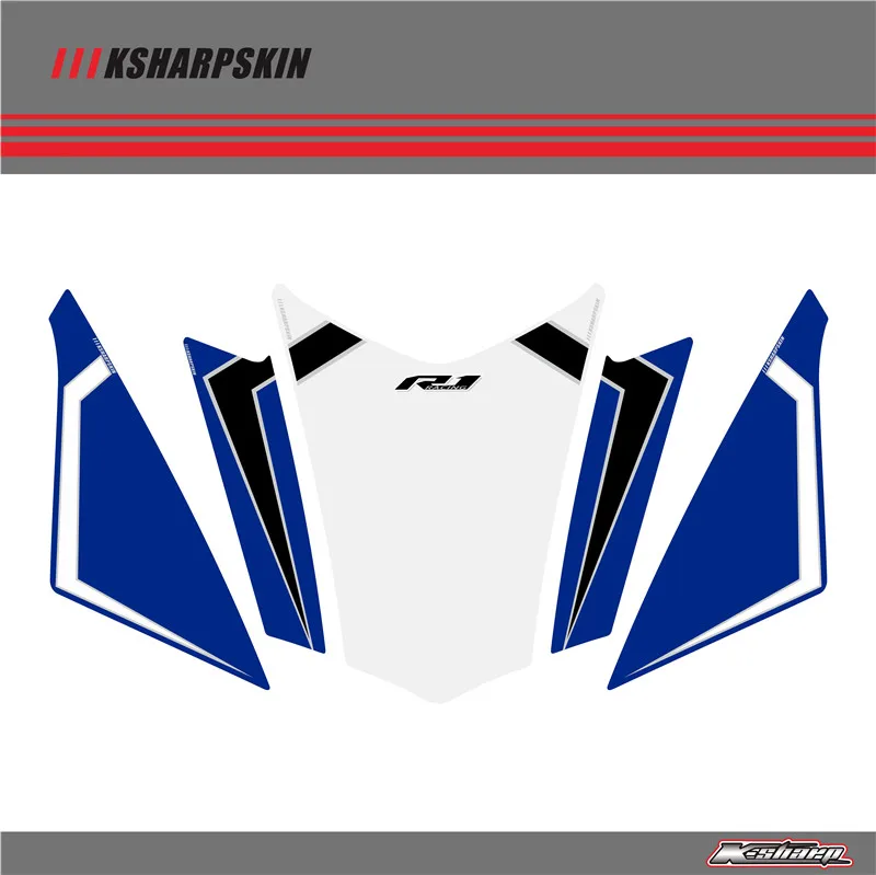 Передний обтекатель мотором цифровая доска 3D защитный гель для YAMAHA R1