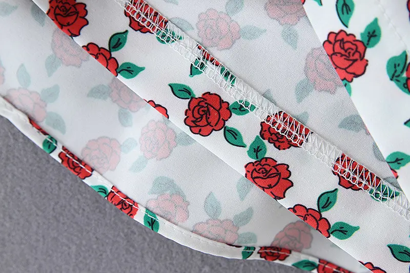 С цветочным принтом красные шорты для женщин для эластичные Высокая талия повседневное летние шорты feminino spodenki damskie XZWM1663