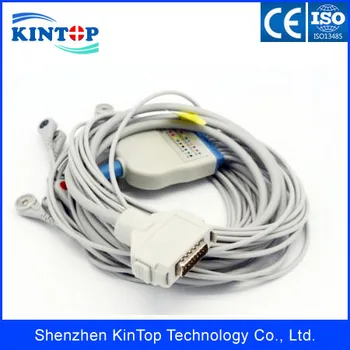 

Compatible New Fukuda Denshi FX-101, FX-102F, FX-3010, FX-328UY Banana 4.0 10 Lead ECG/EKG Cable AHA with CE approved.