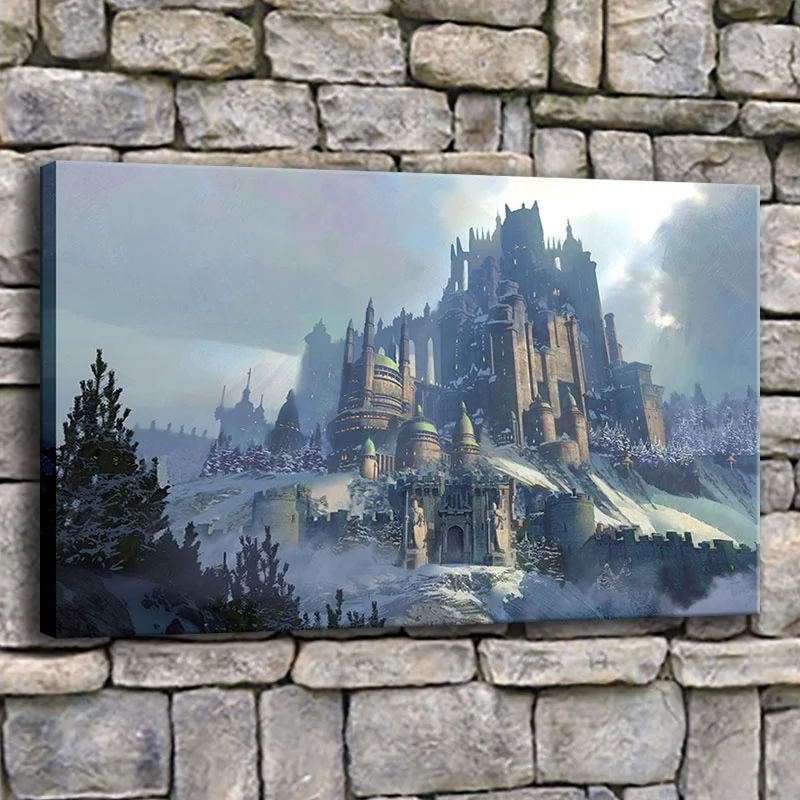 5D сделай сам квадратная/круглая алмазная живопись замок вышивка крестиком узор