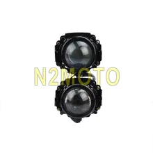 Doppia Luce Del Faro Del Motociclo Lampada Del Proiettore Streetfighter Luci di Testa per il Sachs MadAss 50 125 500