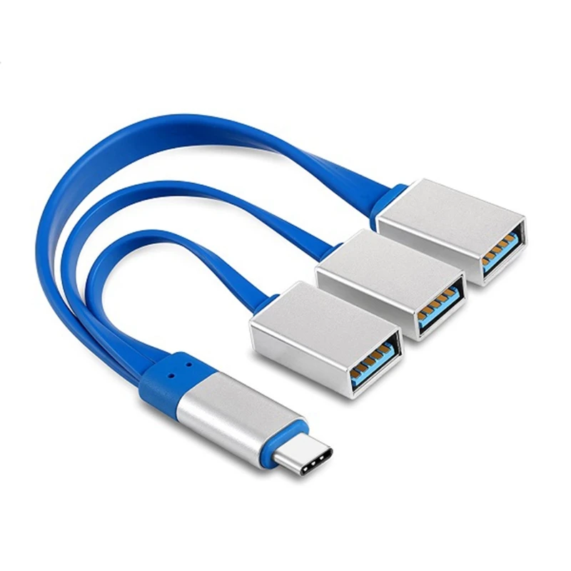 Тип C Мужской 3 USB 3,0/2,0 Женский 4 в 1 концентратор разветвитель Кабель для samsung LG sony