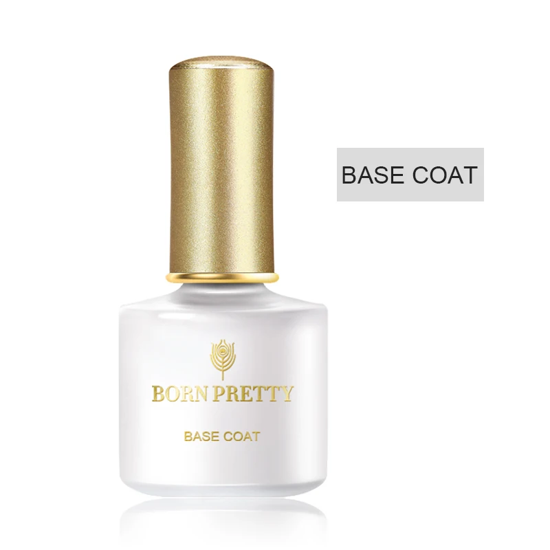 Base Coat BORN PRETTY, 10 мл, прозрачный, без протирания, верхнее покрытие, Базовое покрытие, Гель-лак, УФ светодиодный, цветной гель, закаленное, укрепляющее сочетание, дизайн ногтей - Цвет: Base Coat