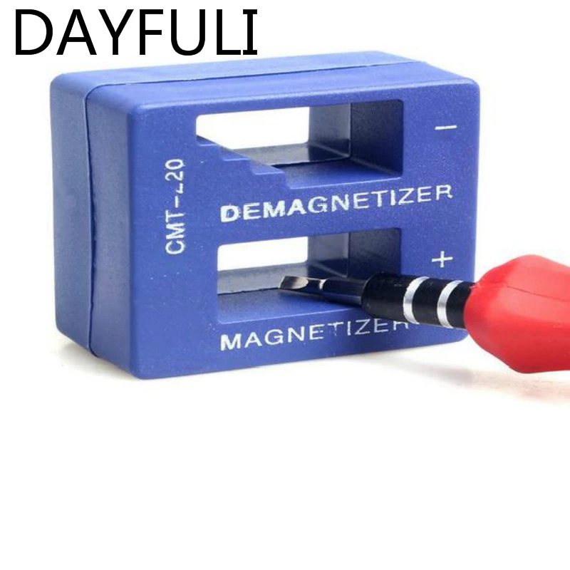 Новый Magnetizer размагничивания Инструмент Синий отверток Магнитный Палочки до инструмент Отвертка