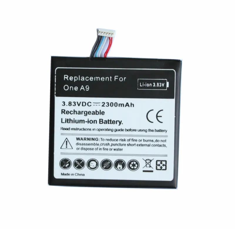 10 шт./лот 2300 мА/ч, B2PQ9100 3.83VDC Замена литий-полимерный аккумулятор Батарея для htc один A9