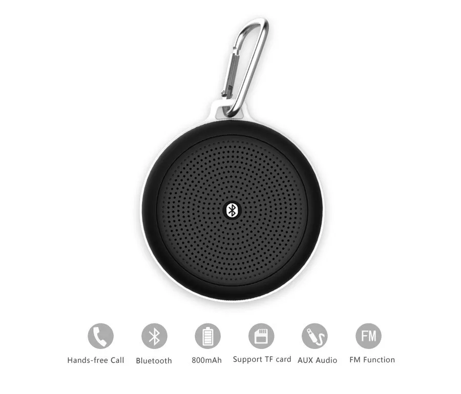 Мини стерео портативный Bluetooth динамик чистый звук музыкальный плеер открытый динамик s поддерживает TF карты fm-радио для пеших прогулок