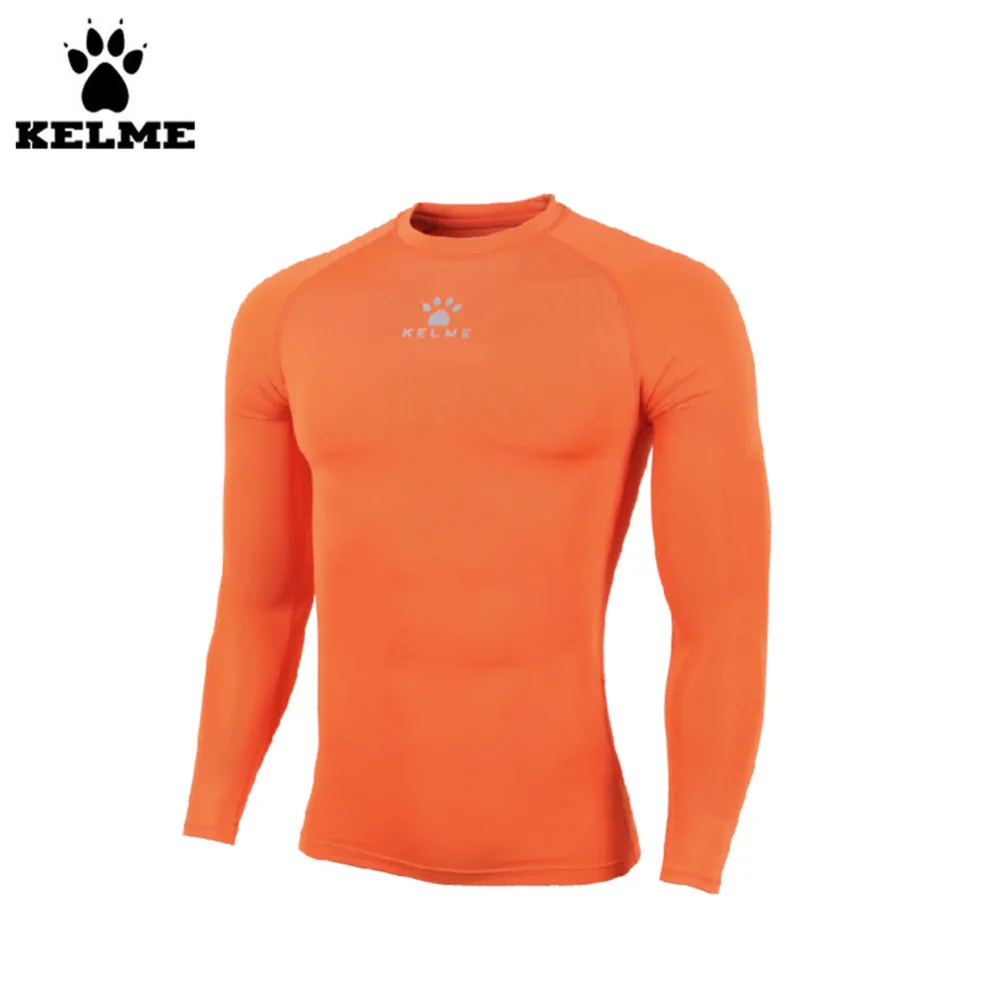 KELME Новый k15z705 Для мужчин тонкий длинным рукавом Straitjacket оранжевый