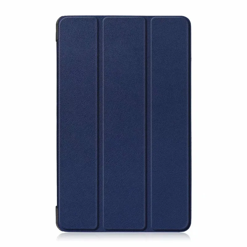 Ультра тонкий чехол для huawei MediaPad T5 8,0 JDN2-W09/AL00 Подставка для планшета из искусственной кожи чехол для huawei Pad 5 8,0 дюймов Чехол - Цвет: drak blue-ka si te