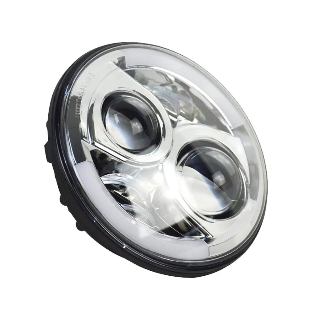 TNOOG " дюймовый светодиодный фонарь с DRL+ 2x4,5" 30 Вт Противотуманные фары ближнего света для мотоцикла