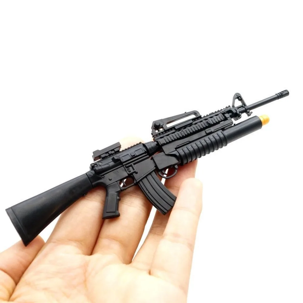1:6 M16A4 АВТОМАТИЧЕСКАЯ ВИНТОВКА Сборная модель ружья сборка пластиковое оружие для 1/6 Солдат Военные строительные блоки игрушка