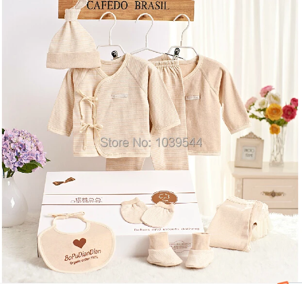 Organic cotton Baby clothes Newborn gift box Infants with maternal and