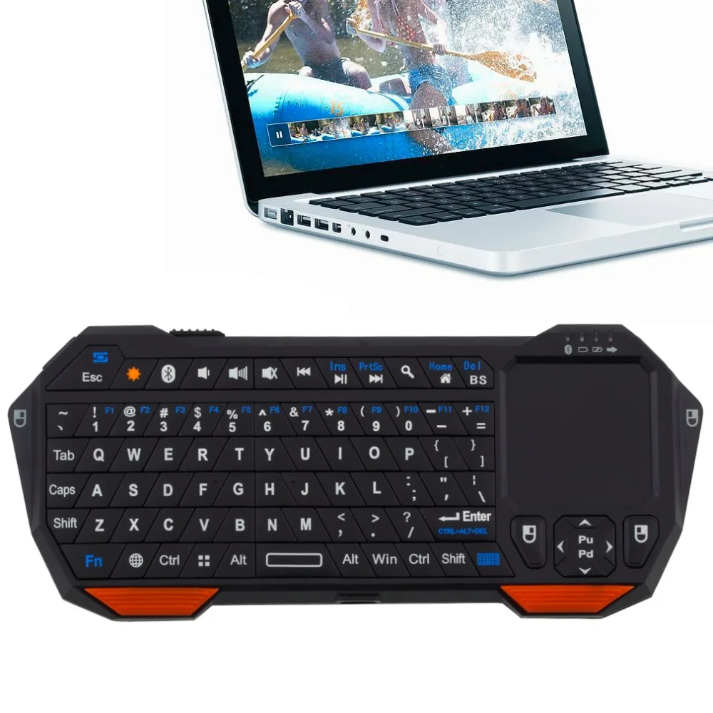 Мини Беспроводная Bluetooth 3,0 Клавиатура Мышь тачпад для Windows для Android для iOS