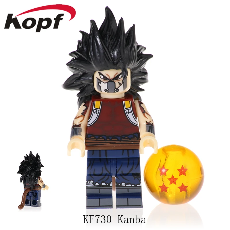 

Building Blocks Dragon Ball Z Bricks Kanba Son Gohan Vegetto Vegeta Mira Son Goku Action Figures For Children Model Toys KF730