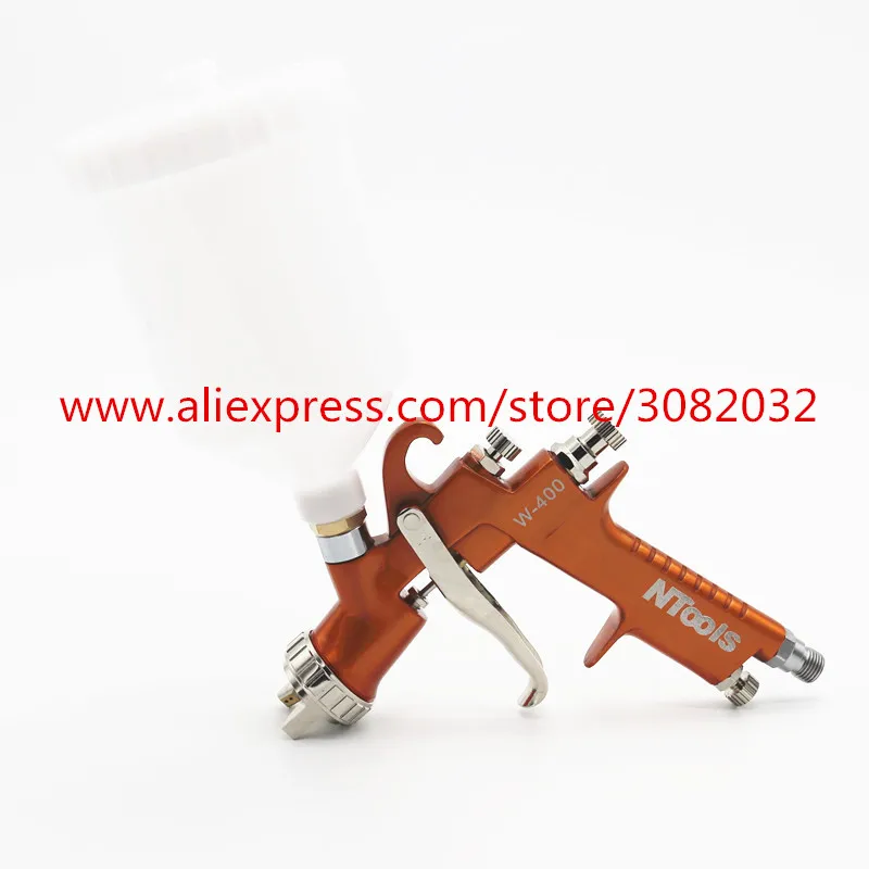 W-400 spray gun LVMP W-400 пистолет-распылитель автомобильный инструмент для рисования 1,3 мм сопло 600cc чашка гравитационный автомобильный пистолет-распылитель для полировки - Цвет: W-400 spray gun