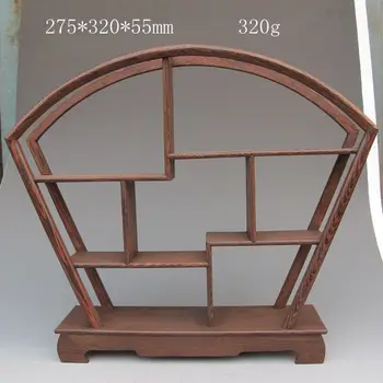

2017 NEW PRETTY WOOD STAND /SHELF FOR NETSUKE / SNUFF BOTTLES OR CURIOS Decorative collection of Arts and crafts