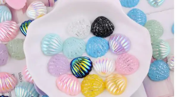 100 шт Diy крем клей карандаш коробка аксессуары детские резиновые маленькие блестящие цветные оболочки мини-игрушки моделирования