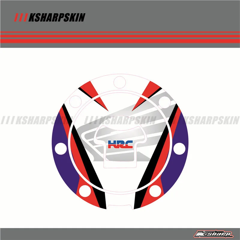 3D бак мотоцикла Pad наклейка протектор наклейки подходят для honda CBR VFR CB NSR VTR CBF CBX 125 250 400 600 900 1000 CBR1100XX X-1 - Цвет: K-GT-HND-TY-02