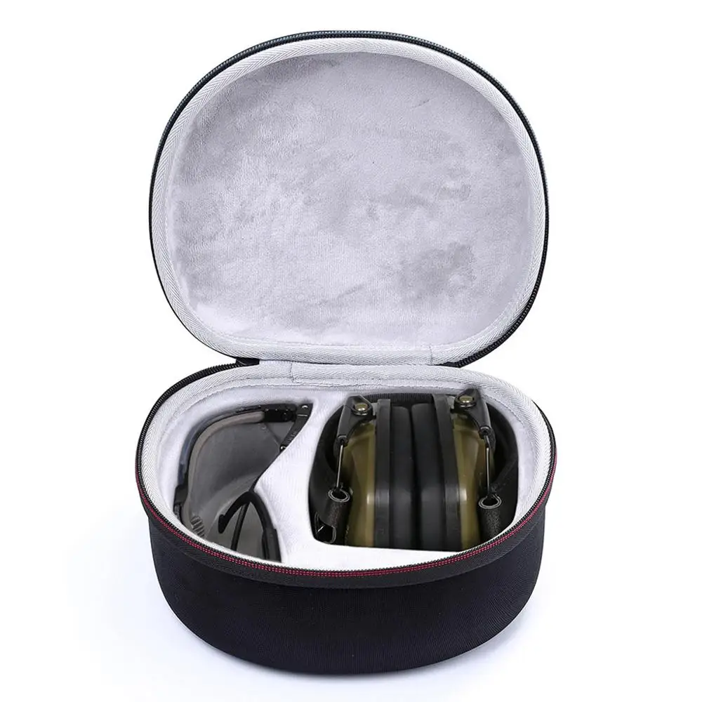 

Portable Hard EVA Carrying Case For Howard Leight Sport Earmuff Headphones and Genesis Sharp-Shooter Eyewear Glasses