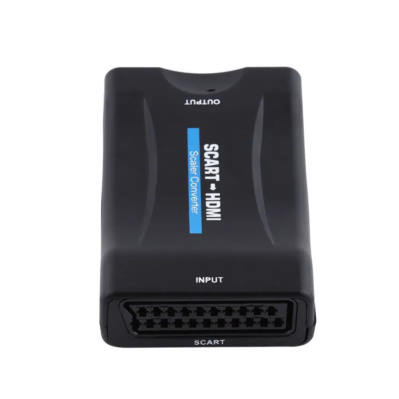  SCART A HDMI Video Audio Upscale Dell'adattatore del Convertitore 1080 P HD TV DVD SKy Box