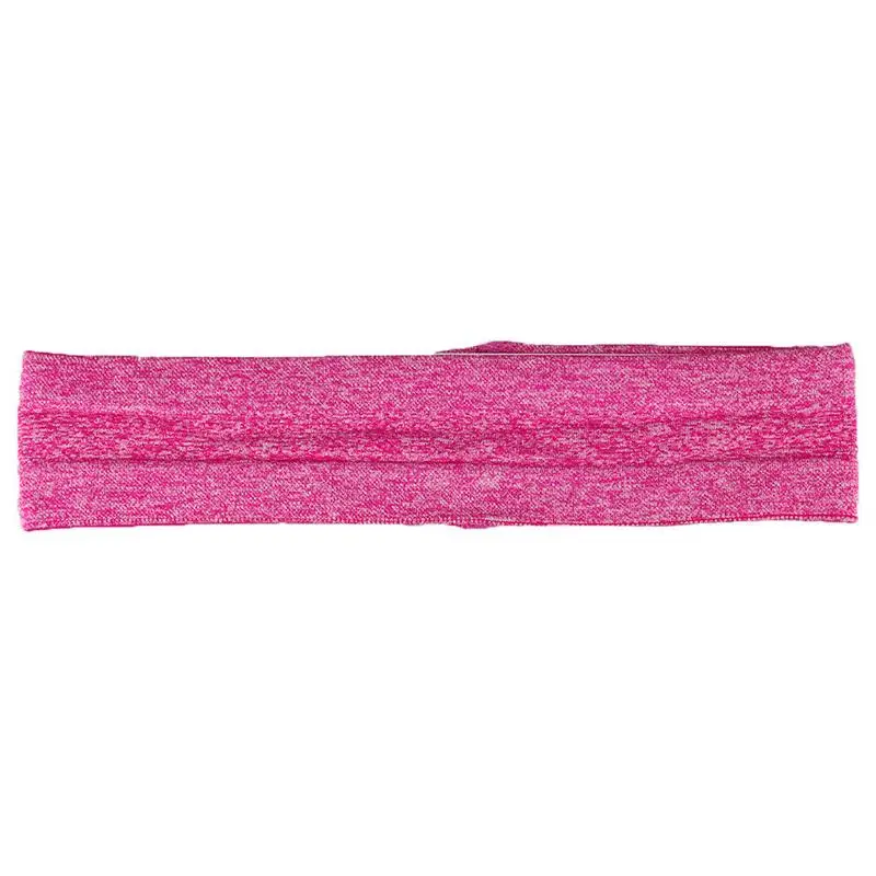 Hot Pink 1 шт. профессиональная силиконовая спортивная повязка на голову противоскользящая пот защита головы повязка для волос для мужчин и женщин Йога Фитнес Бег скалолазание - Цвет: Hot Pink