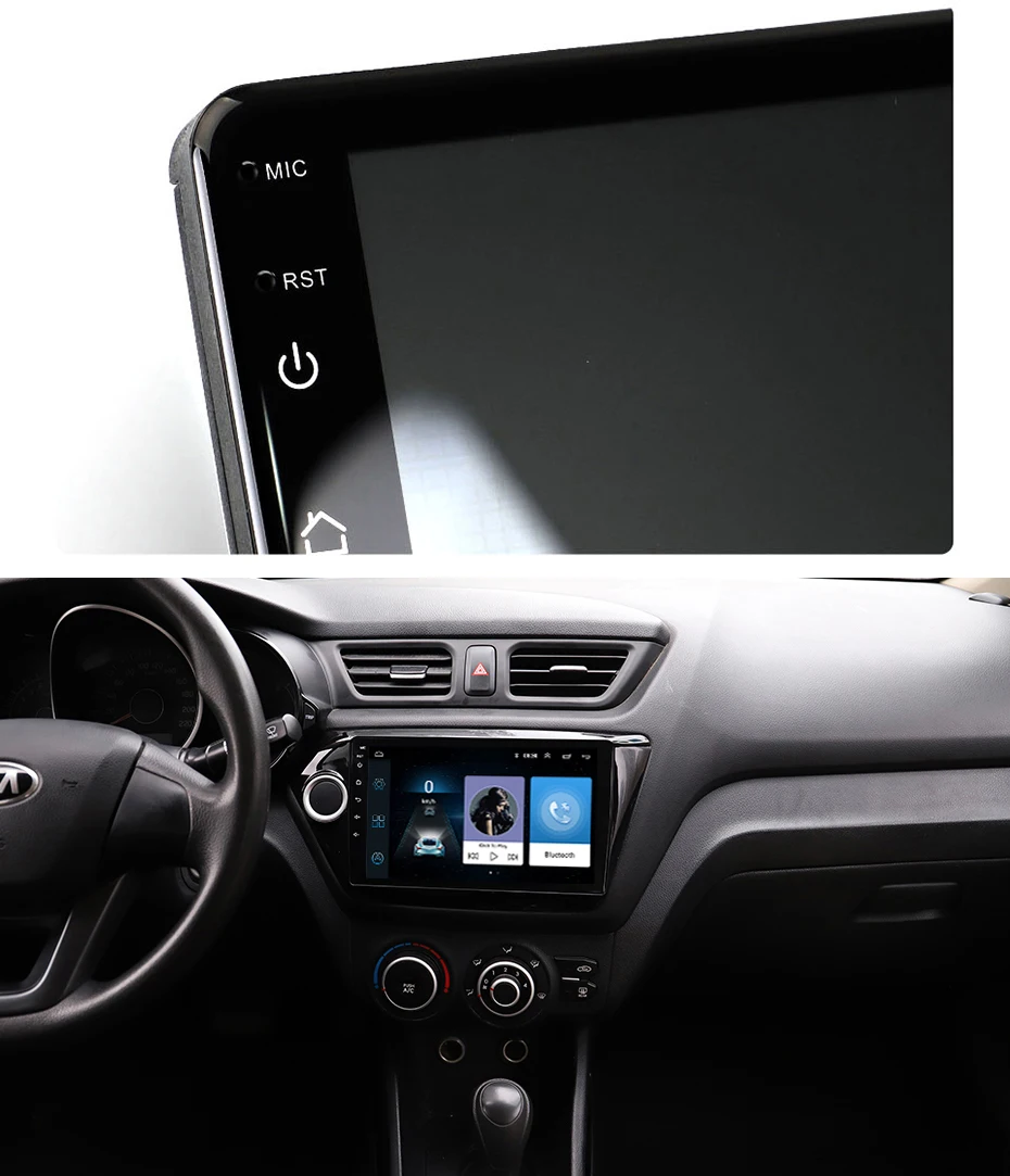 Best Car Radio Multimedia Double Din 9" Video Player Navigation GPS Android For KIA K2 RIO accessories 2011 12 13 14 15 2016 DAB+ 1