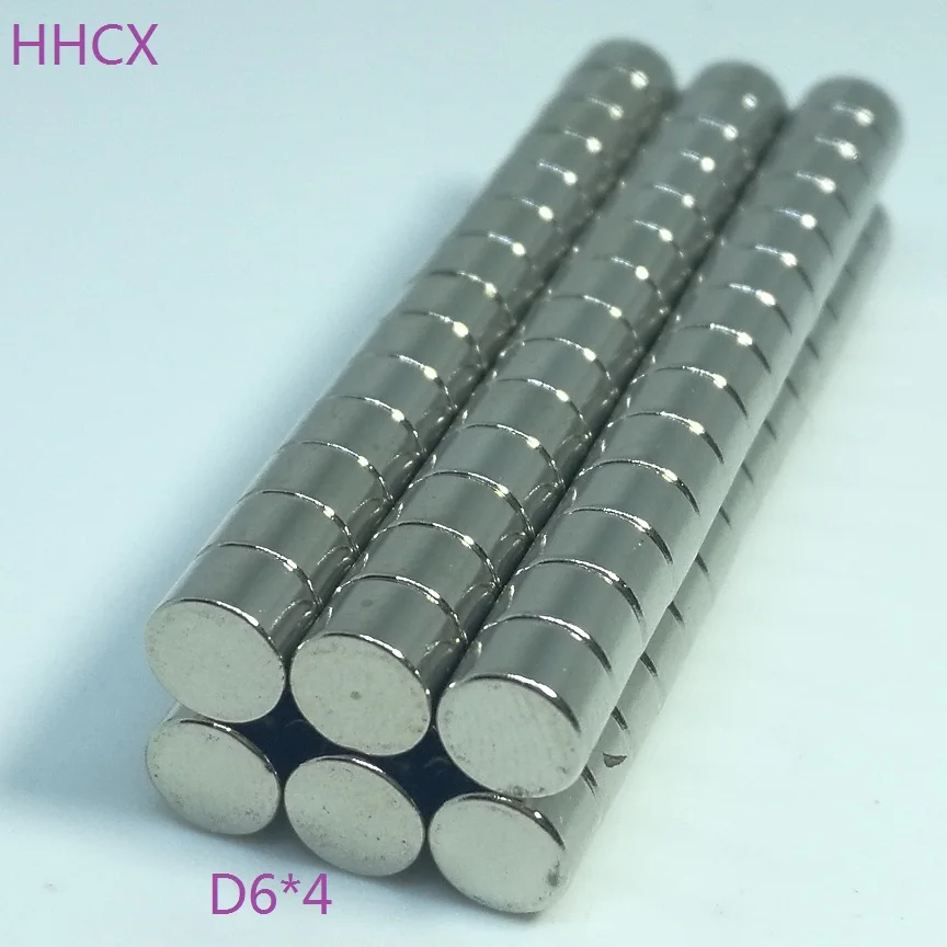50pcs/lot Disk 6x4 mm N35 Strong Disc NdFeB Rare Earth 6*