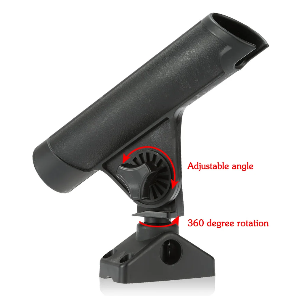 360 градусов, регулируемый держатель удочки для Каяка, диаметр 4,5 см, держатель удочки для лодки, каяк, держатель удочки для рыбалки