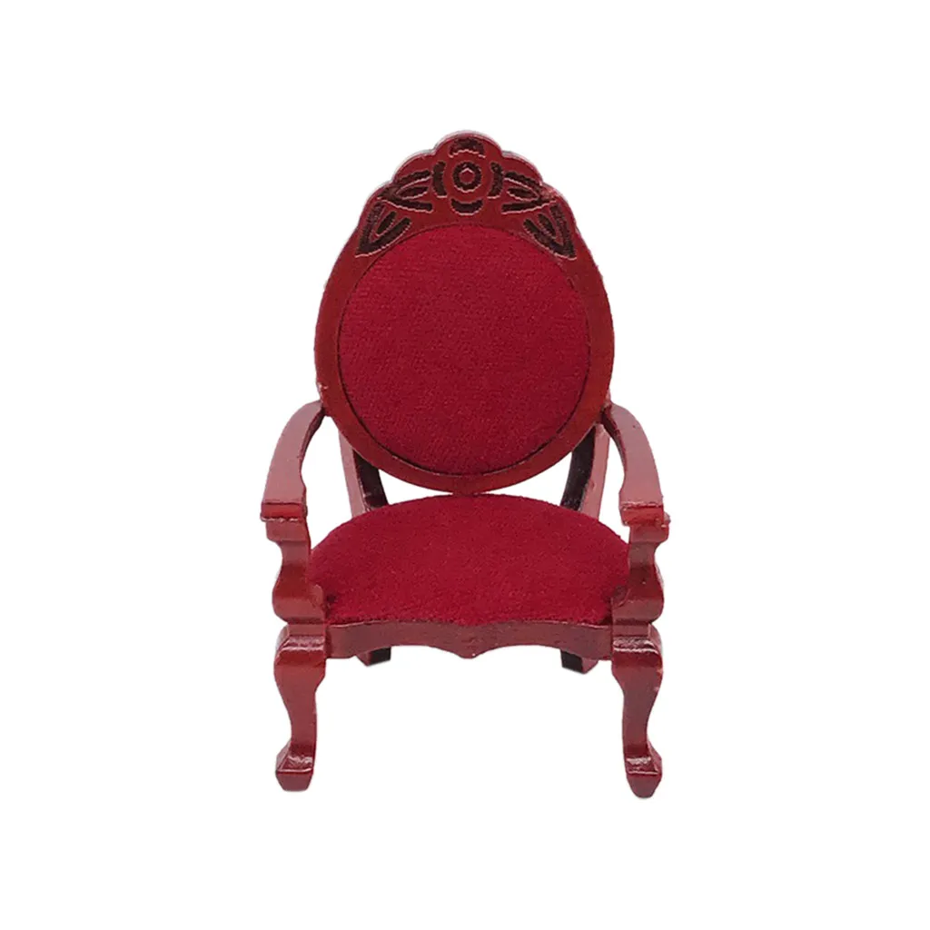 1set Miniature 1:12 Dollhouse Vintage Mini Dollhouse Furniture Carved Chairs Miniature Kids Pretend Play Toys L502 1set Miniature 1:12 Dollhouse Vintage Mini Dollhouse Furniture Carved Chairs Miniature Kids Pretend Play Toys L502