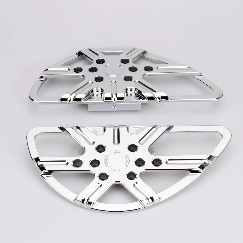 Motorcycle Accessories Chrome Billet Aluminum Passenger Floorboards For