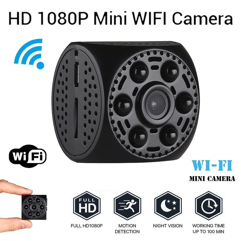 

1080P Mini Camcorders Sport DV Mini Camera Infrared Night Vision Camera Car Driving Recorder Covert Camera Baby Monitor Dashcam