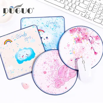 

DUGUO cute stationery kawaii sandpaper mouse pad office accessories cartoon desktop decorative pad creative office supplies