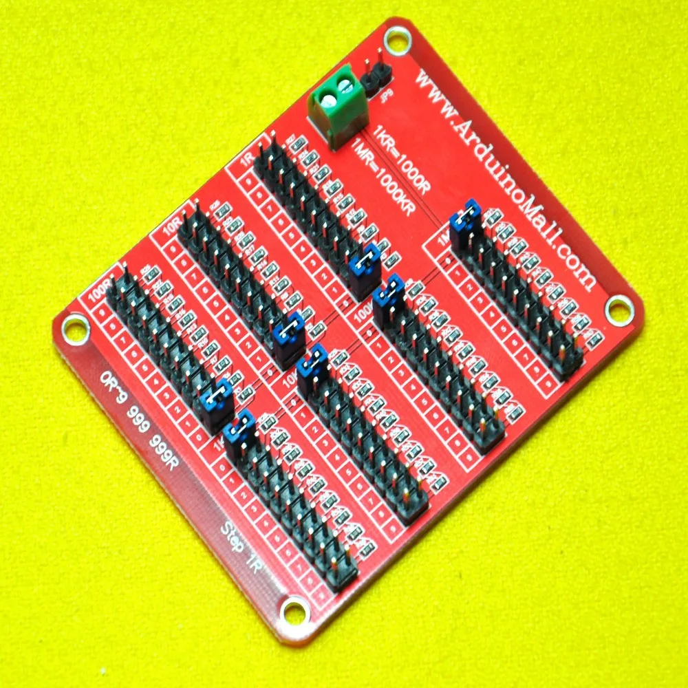 1PC 1R 9999999R Seven Decade Programmable Resistor Board, Step 1R, 5