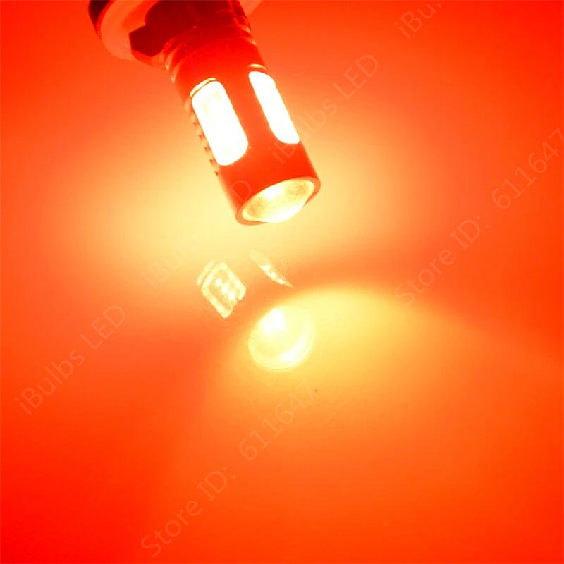 10 шт. супер яркая H27 881 5LED COB авто противотуманная фара лампа DC12V Замена для HID ксеноновый галогенный свет