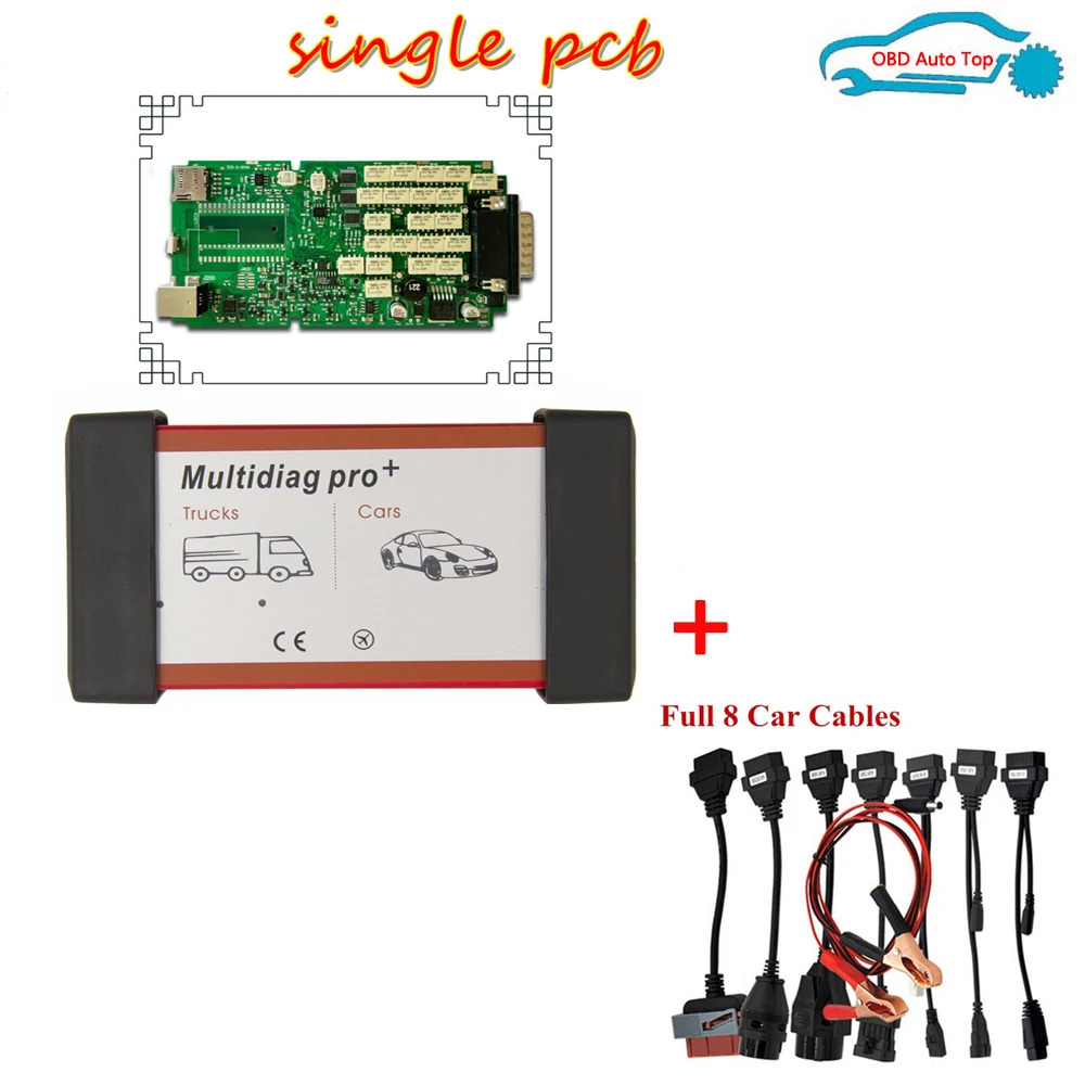 Mvd Multidiag Pro+ V3.0 зеленая печатная плата VD TCS CDP Pro Plus Mvd Multidiag Pro+ с Bluetooth сканером для автомобилей грузовиков диагностический инструмент