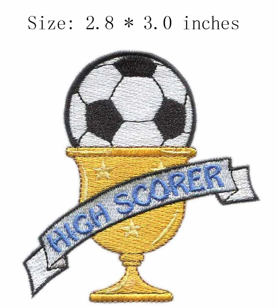 

HIGH SCORER 2.8"wide embroidery for football/game/dramatic
