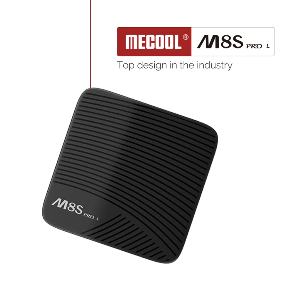 Mecool M8S PRO L 4 K ТВ Box Amlogic S912 Cortex-A53 Процессор Bluetooth 4,1 HS