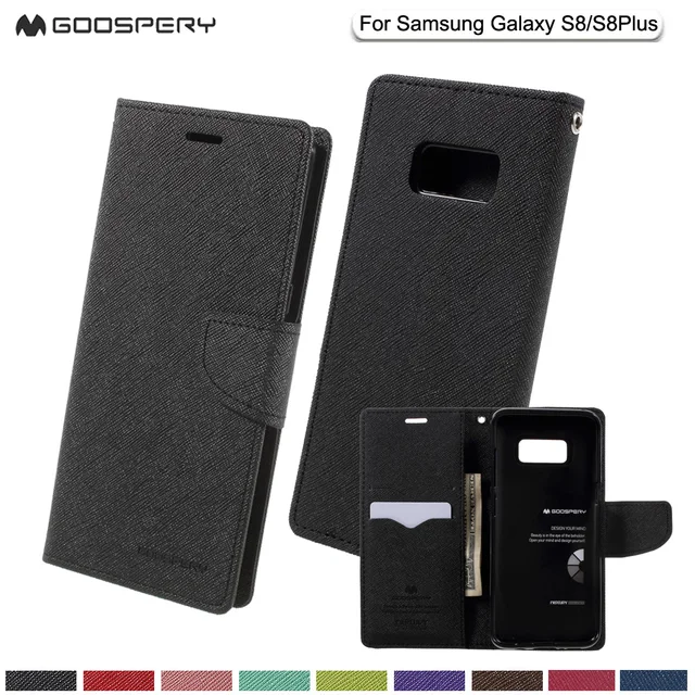 Mercury Goospery S8 Plus Phone Case Cross Grain Fancy