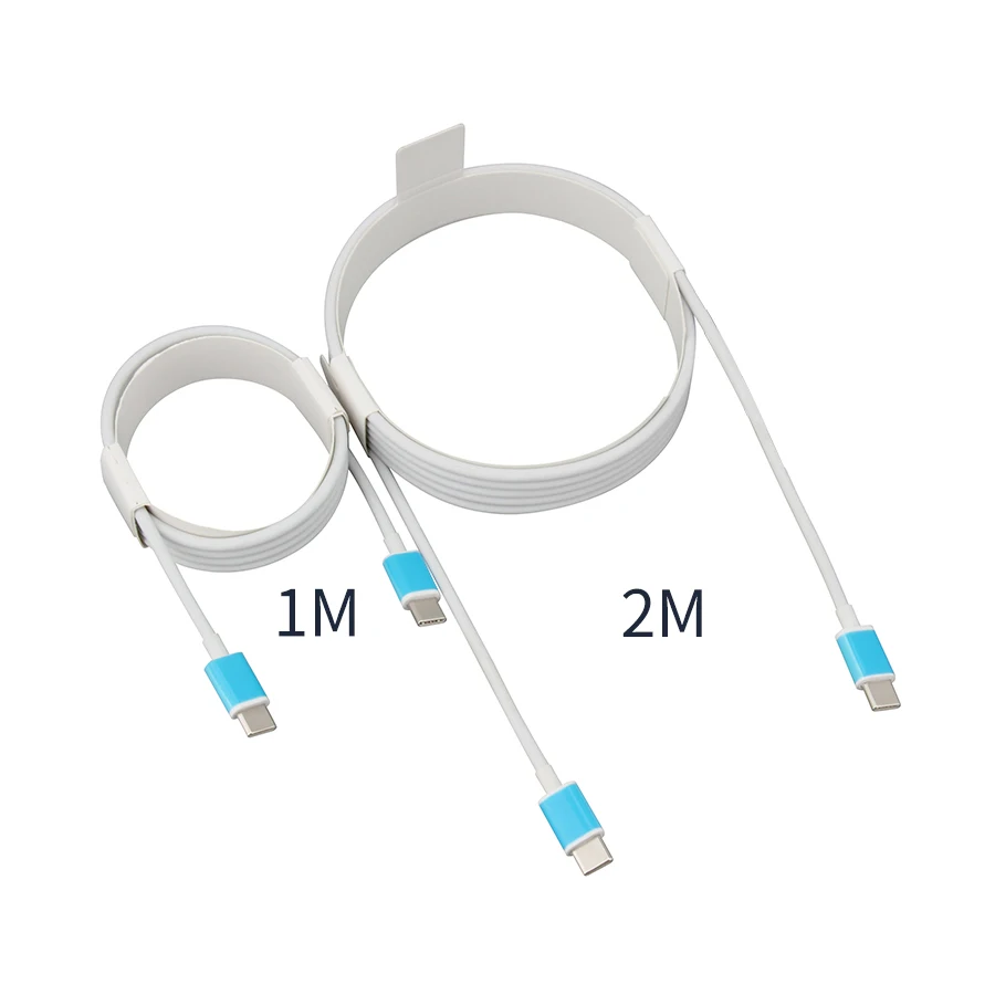 2 м 1 м usb Тип C к тип-c кабель USB C Реверсивный кабель для передачи данных USB-C Зарядка для power Bank кабели для мобильных телефонов 500 шт