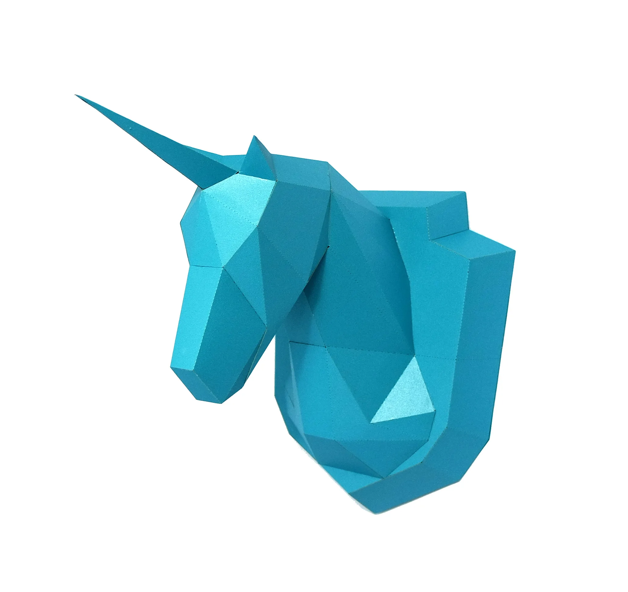 3D единорог животные Бумажная модель игрушки домашний Декор для гостиной DIY бумажные ремесленные модели вечерние подарки