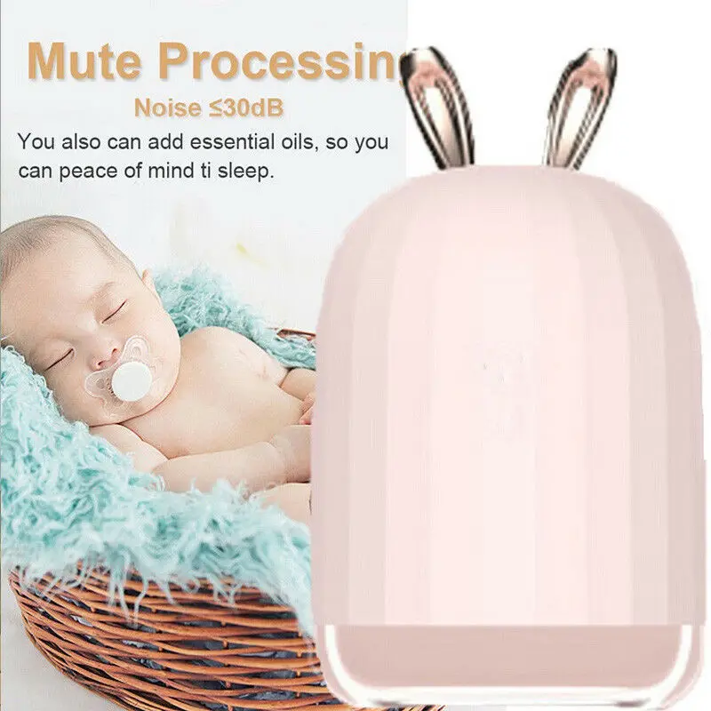 Electric Air Diffuser Aroma Oil Ultrasonic Air Humidifier Candle Romantic Soft Light Up Bedroom Relaxing Defuser Car Purifier