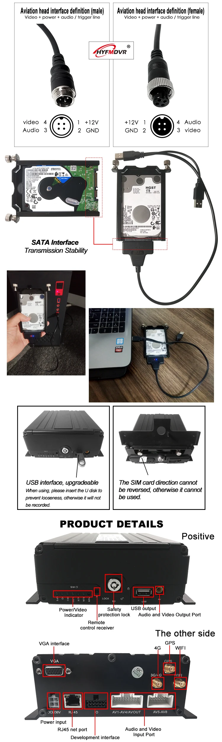 LSZ источник завод жесткий диск+ sd карта Запись 4g gps wifi mdvr 8 способ ahd 1080 p/ahd 960 p/ahd 720p Инженерная/грузовик/автобус/такси