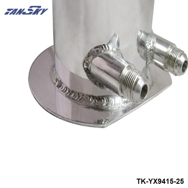 2,5 литровый полированный алюминиевый приемный стакан AN8 в AN10 из купольного топливного бака TK-YX9415-25