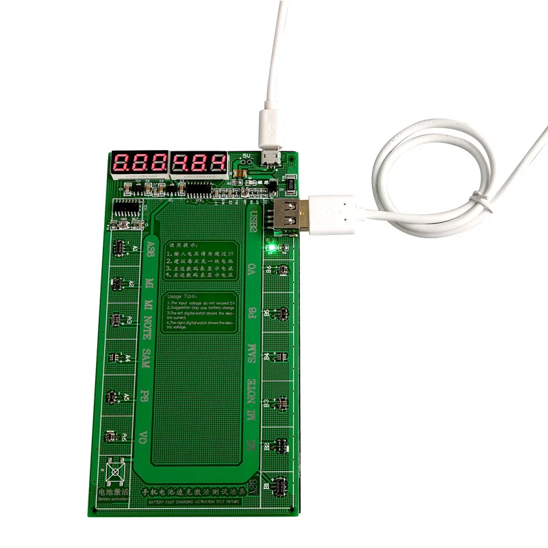 K-9206 профессиональная Батарея активация плата заряда с USB кабелем для всех моделей huawei samsung Xiaomi Ремонт батареи