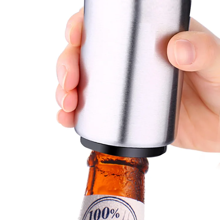 

Stainless Steel Beer Wine Opener Automatic Bottle Openers Beer Soda Cap Wine Bottle Opener Kitchen Bar Tools Accessories