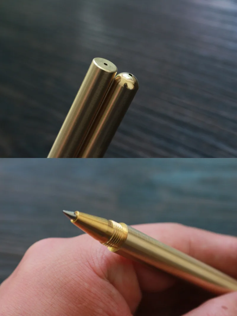 Pencil Retro Brass Gold Pen Pure Metal Pen By Hand Tactical Pen Copper Gift Pen Outdoor Survival EDC Camping Glass Breaker Gear Pencil Retro Brass Gold Pen Pure Metal Pen By Hand Tactical Pen Copper Gift Pen Outdoor Survival EDC Camping Glass Breaker Gear