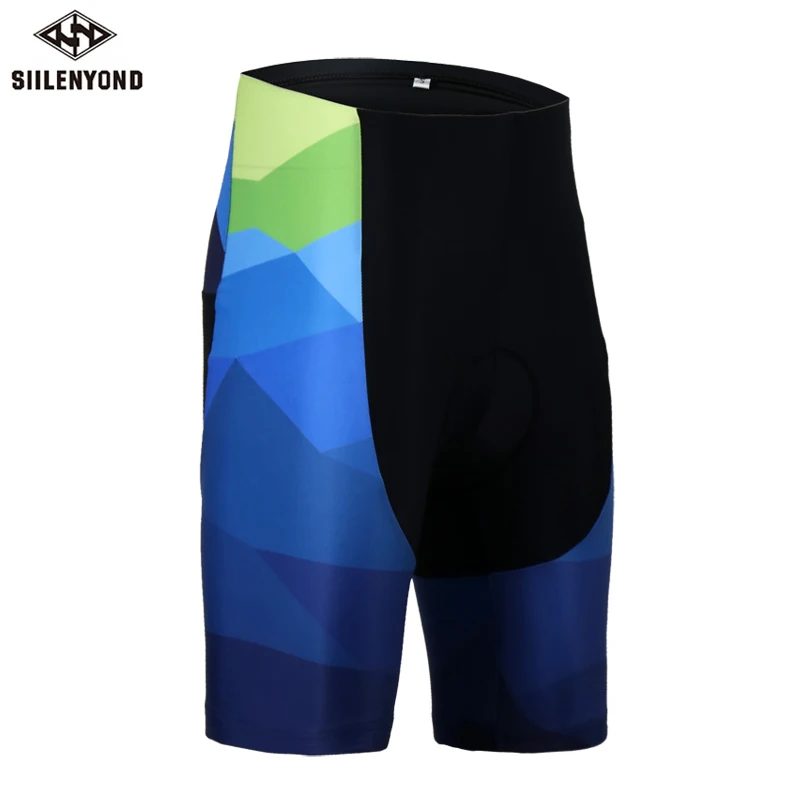 Cycling Shorts Siilenyond противоударные велосипедные шорты мужские летние 3D гелевые накладки Велоспорт Нижнее белье горный велосипед трусы велосипедные шорты колготки - Цвет: Cycling Shorts