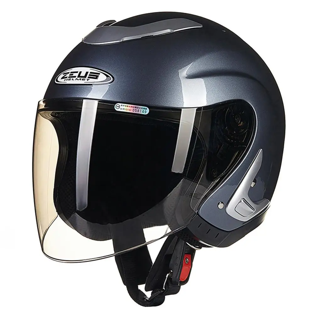 ZEUS высокого качества мотоциклетный шлем с открытым лицом Capacete Da Motocicleta Cascos Para Moto Casque Kask Helm Мужские Женские шлемы